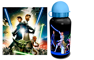 star wars Clone Wars Aluminium Bottle