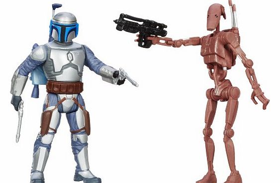 Star Wars Mission Series - Battle Droid and Jango Fett Figures