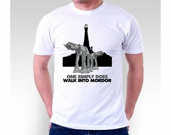 Wars Mordor Walker White T-Shirt Small ZT