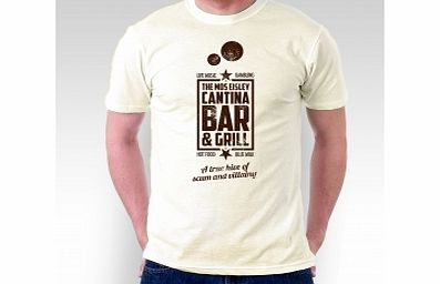 Wars Mos Eisley Cantina Cream T-Shirt Small
