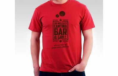 Star Wars Mos Eisley Cantina Red T-Shirt Small ZT