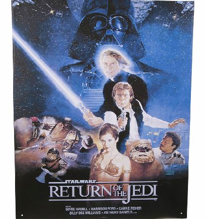 Star Wars Return Of The Jedi Large Tin Sign