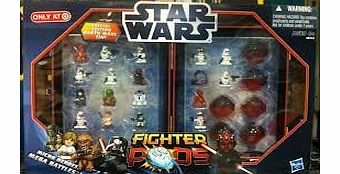 Star Wars  fighter pods special tin plus 18 figures and fighter pods