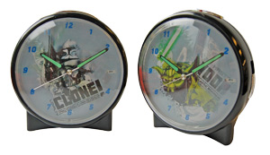 star wars The Clone Wars Lenticular Alarm Clock