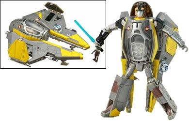 Star Wars Transformers - Anakin Skywalker Jedi Starfighter