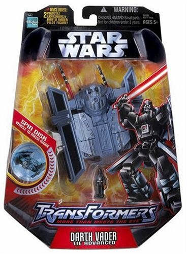 Star Wars Transformers Darth Vader / Advanced TIE Fighter