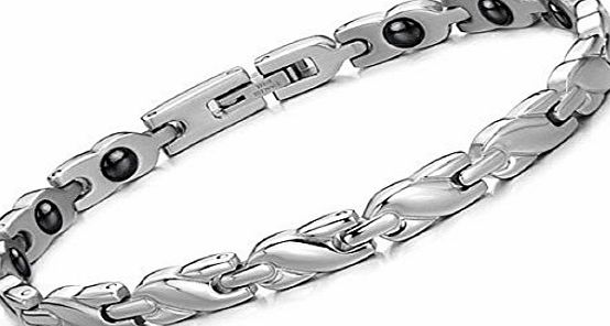 Starista Womens Magnetic Fashion Bracelet Hematite Health Wristband Christmas Gifts Valentines Gift