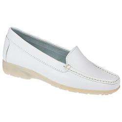 Female STAR1100 Leather Upper Leather Lining Casual Shoes in White