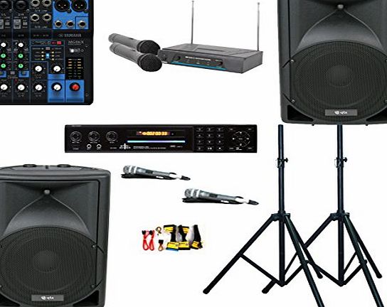 StarSinger  Karaoke Machine with Speakers, Mixer amp; Speaker Stands (888m)