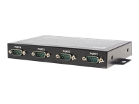 STARTECH .com 4 Port Professional USB to Serial Adapter Hub with COM Retention