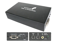 Component / Composite / S-Video to VGA / HDTV Scaler / Converter - scan converter - 48 MB