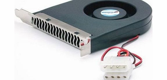 StarTech com Expansion Slot Rear Exhaust Cooling Fan with LP4 Connector
