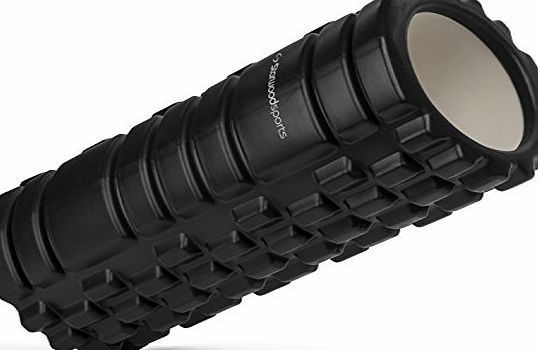 Starwood Sports Foam Roller for Deep Tissue Muscle Massage - Trigger Point Therapy and Myofascial Release - Great Rehabilitation Tool for Fitness, CrossFit, Yoga amp; Pilates - Lifetime Guarantee (Black)