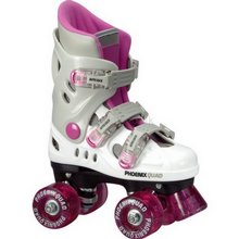 RS149A Phoenix Quad Skates Pink/White