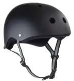 Skate Helmet - Matt Black - Size X-Small (51 - 52cm)