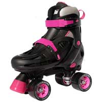 Storm Adjustable Quad Skates Pink Adjustable Junior 12 to Junior 2