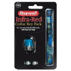 Staywell Infra Red Catflap Key:Blue