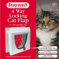 staywell 917 4 Way Locking Flap White and Tunnel
