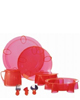 Steady Table Set Red (8 pieces)