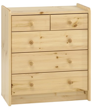 Natural Pine 2+3 Chest of Drawers