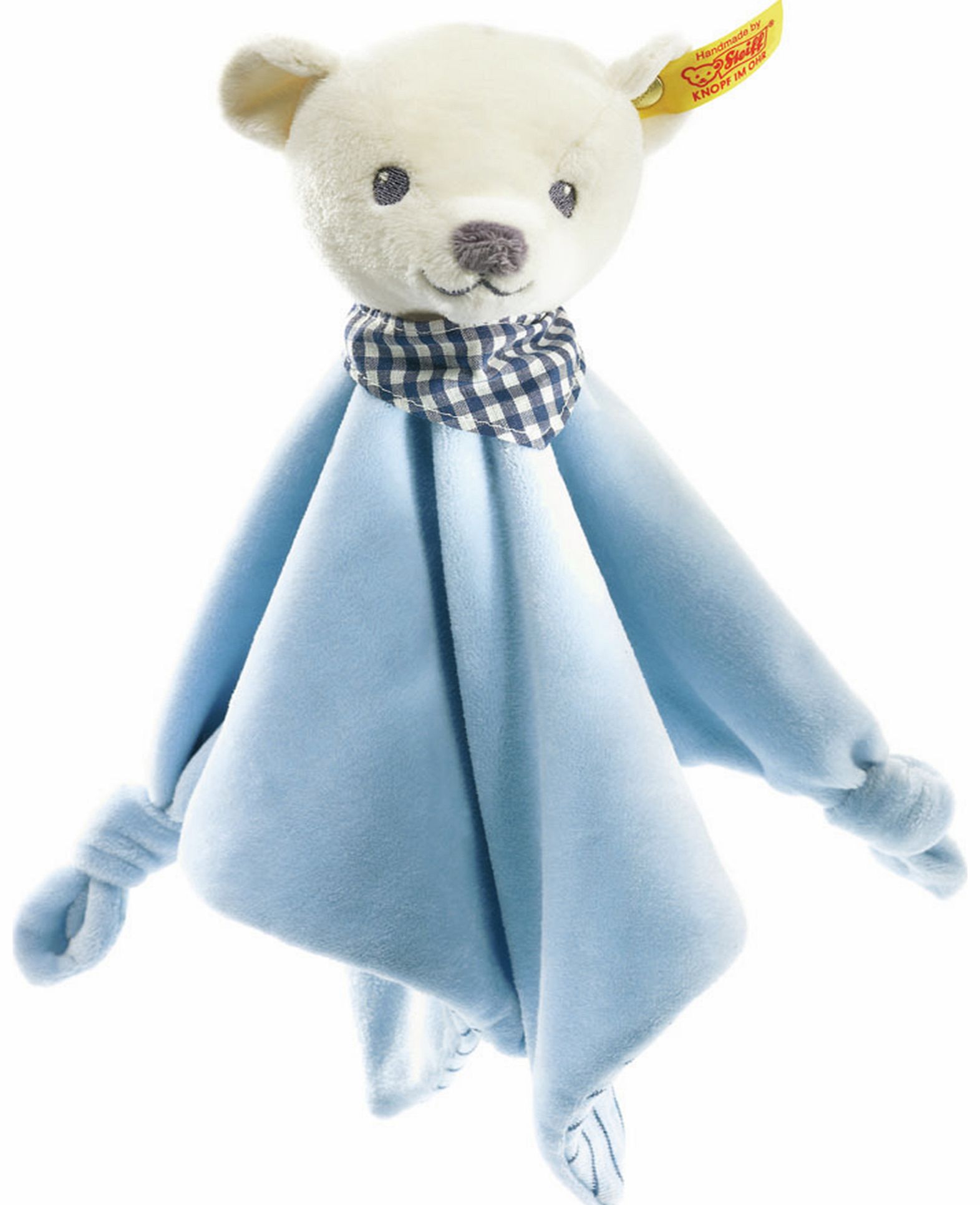 Steiff Baby Knuffi Bear Comforter Blue