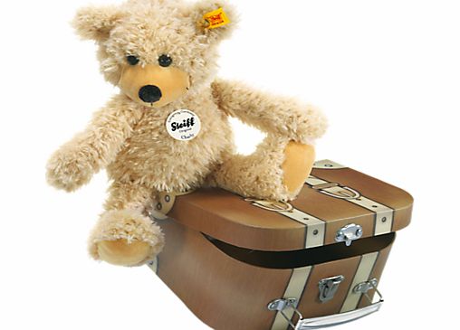Steiff Charly Teddy Bear in a Suitcase, Beige,