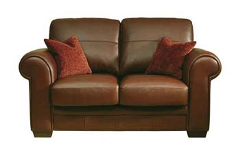 Ascot Leather 2 Seater Sofa
