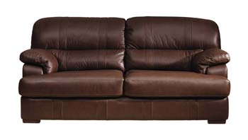 Steinhoff Furniture Buxton Leather 3 Seater Sofa