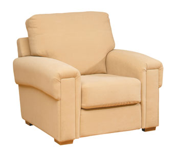 Baltimore Armchair in Novalife Beige - Fast Delivery
