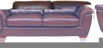 Steinhoff UK Furniture Ltd Carlisle Leather 3 Seater Sofa