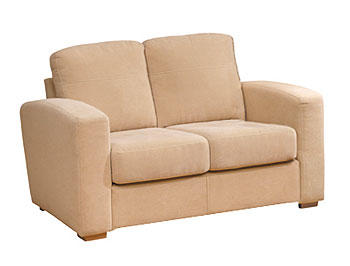 Firenza 2 Seater Sofa in Novalife Beige - Fast Delivery