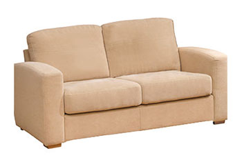 Firenza 3 Seater Sofa in Novalife Beige - Fast Delivery