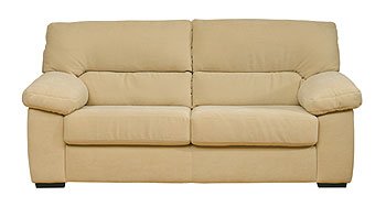 Steinhoff UK Furniture Ltd Lexington 3 Seater Sofa in Novalife Beige - Fast Delivery