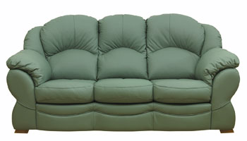 Maxine Leather 3 Seater Sofa