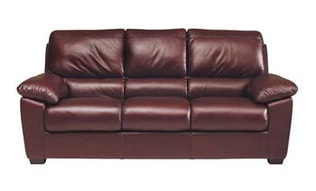 Napoli Leather 3 Seater Sofa