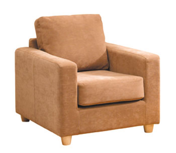 Steinhoff UK Furniture Ltd Prima Armchair in Novalife Biscuit - Fast Delivery