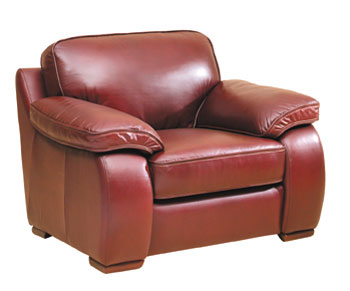 Sophia Leather Armchair in Cabria Cognac - Fast Delivery