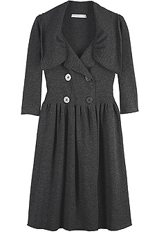 Double-breasted coat dress