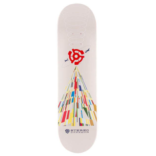 Stereo Red 45 Skateboard Deck - 8 inch