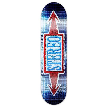 Stereo Stitched Arrows Skateboard Deck - 8.25 inch