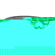 Sterling Silver 4 Leaf Clover Stacking Ring, Large