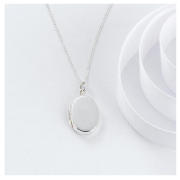 STERLING SILVER OVAL LOCKET