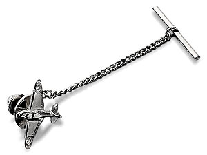 Silver Spitfire Tie Tack - 014956