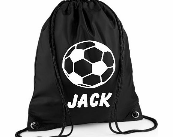 Personalised Football Duffle/Drawstring PE/Swim Bag - *Choice of colours*