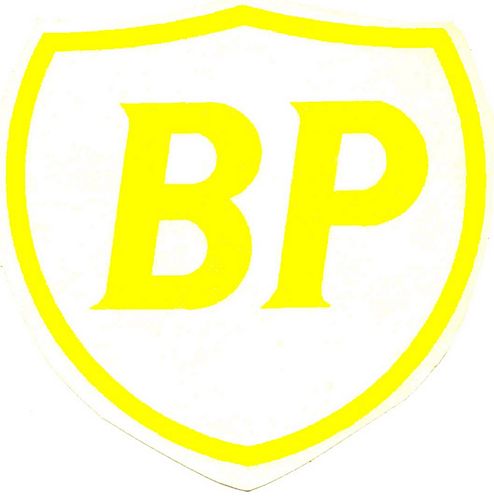 Stickers and Patches BP Yellow Logo Sticker Small (7cm x 7cm)