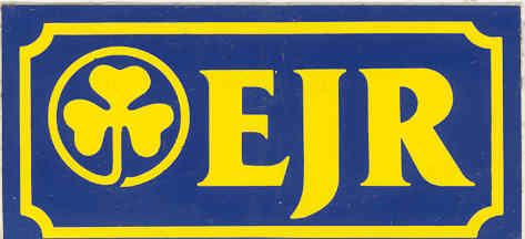 Eddie Jordan Racing EJR Logo Sticker (6cm x 3cm)
