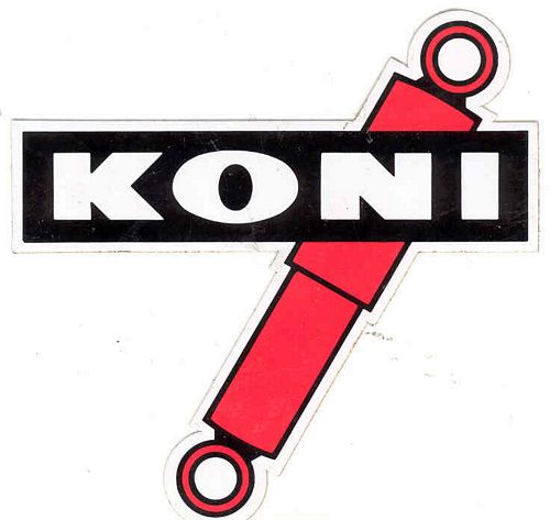 Stickers and Patches Koni Logo Sticker (9cm x 9cm (at widest and