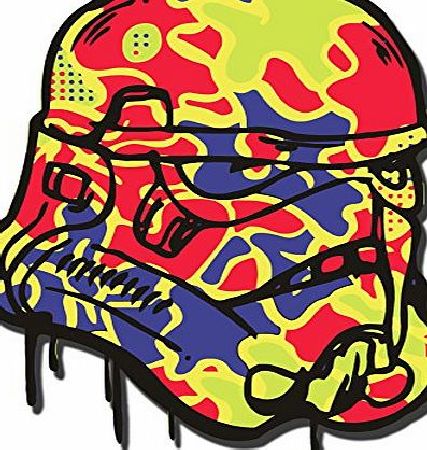 Star Wars Psychedelic Stormtrooper sticker Skateboards Snowboards Scooter Phone