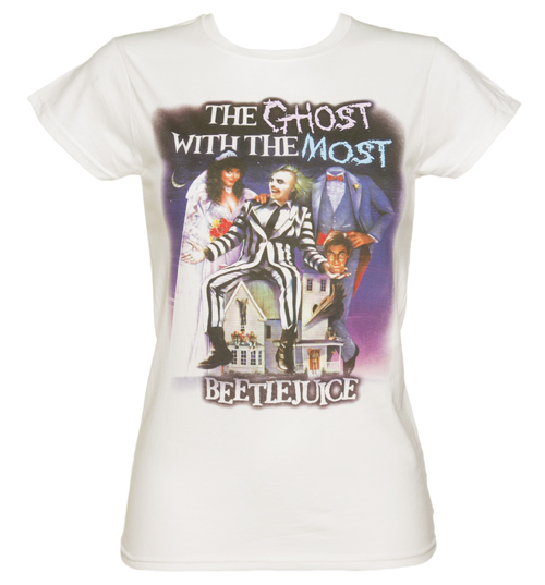 Ladies Ghost With The Most Beetlejuice T-Shirt