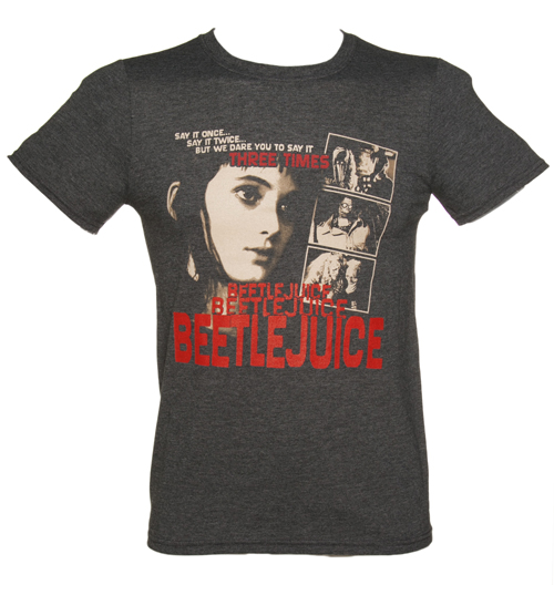 Mens Beetlejuice Lydia Poster T-Shirt